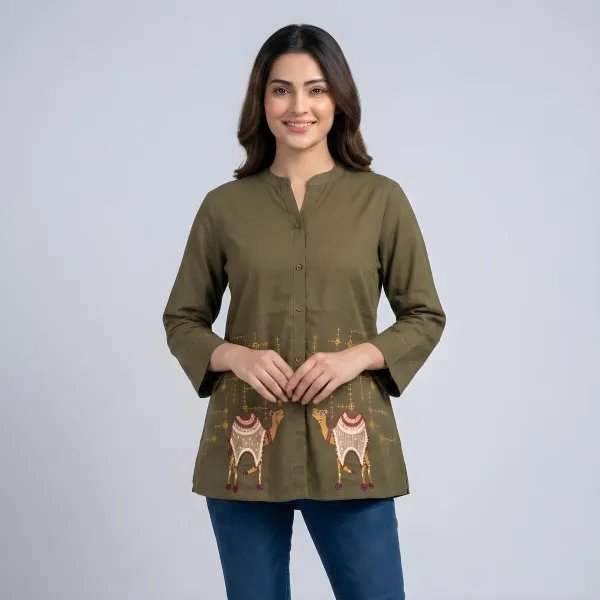 Embroidered Top